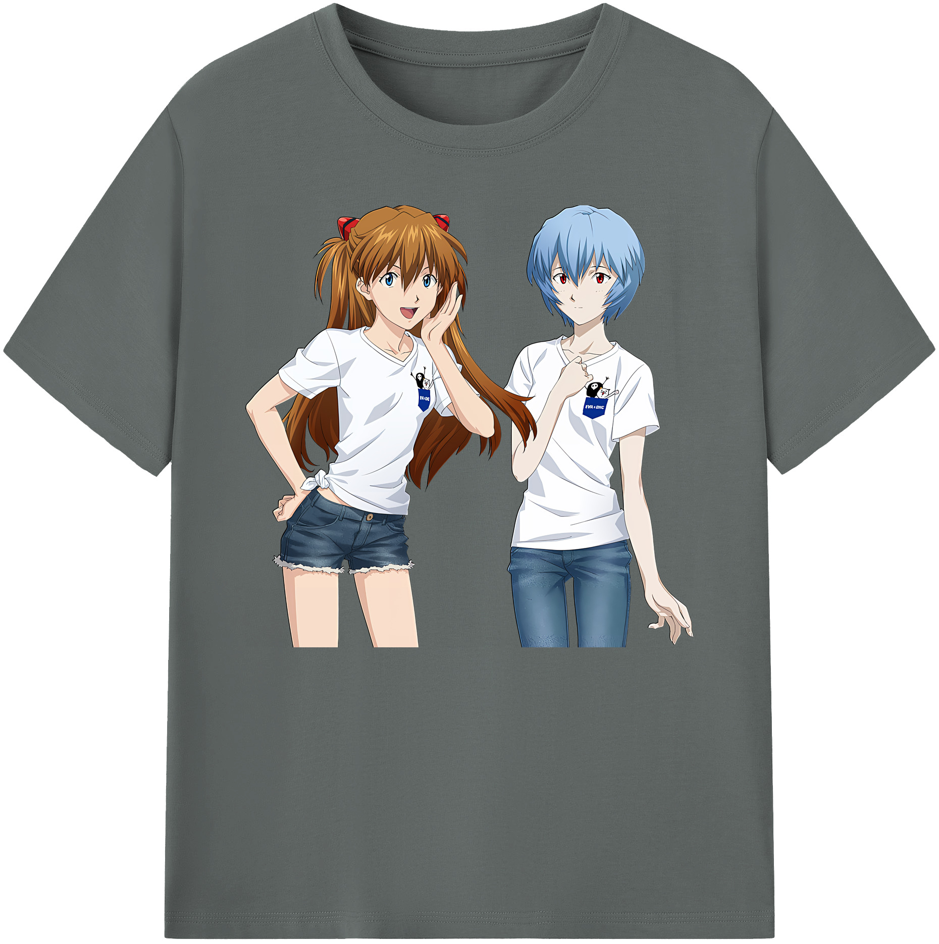（画像用） EVA 新世紀エヴァンゲリオン 綿100％ メンズ半袖Tシャツ｜肌触りやわらか＆通気性